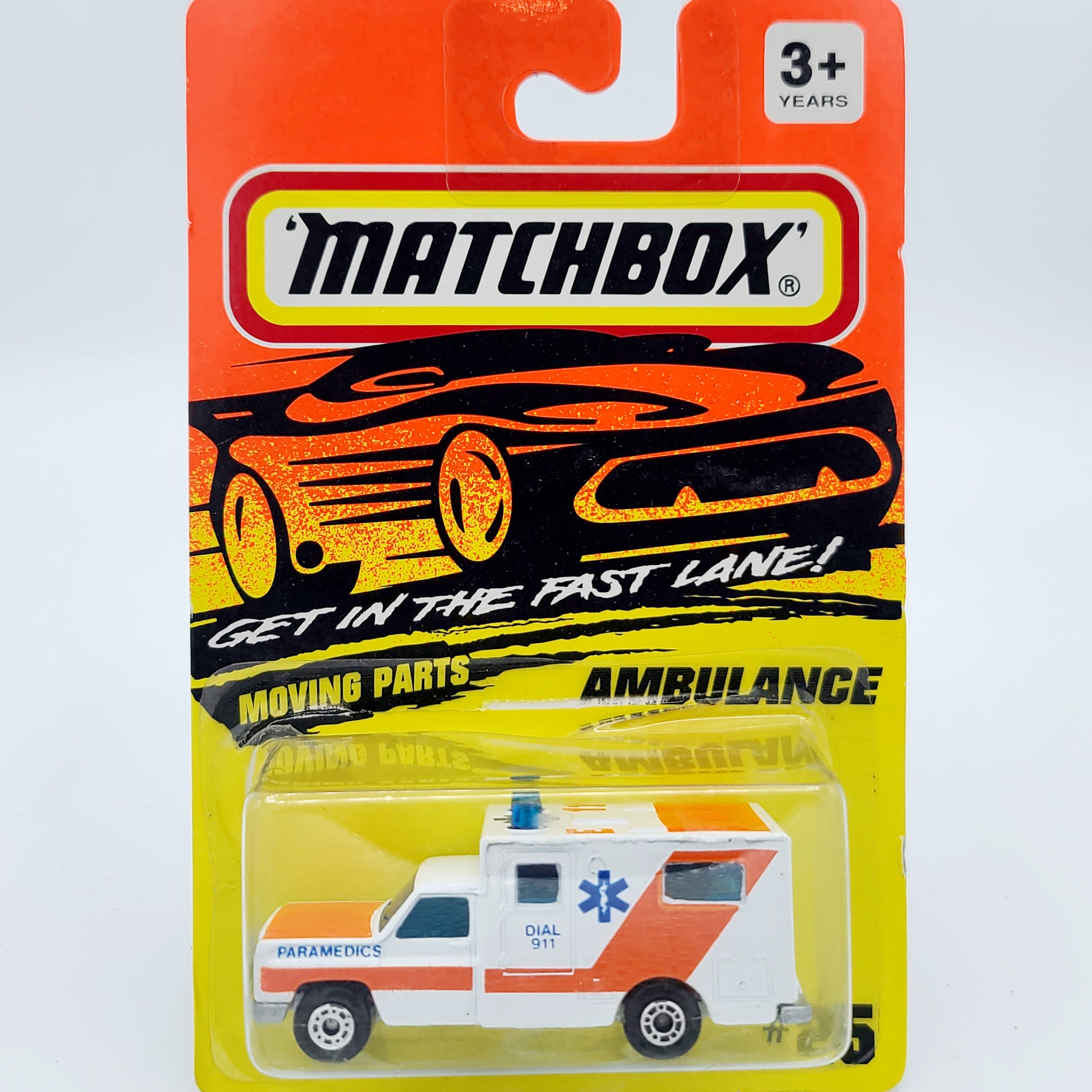 Matchbox '75 Chevrolet Ambulance "Paramedic" (1993 MBX Basic 1-75)